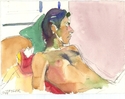 Sleeping Male Nude Profile