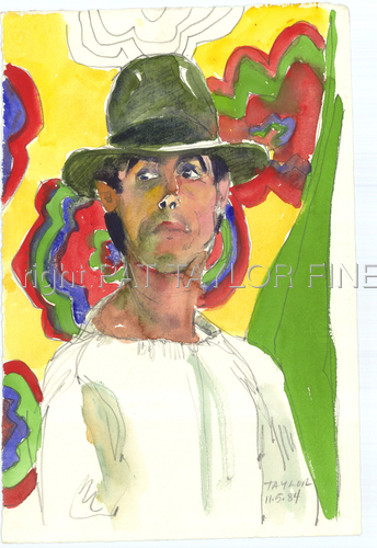 Painting-Man in Fedora