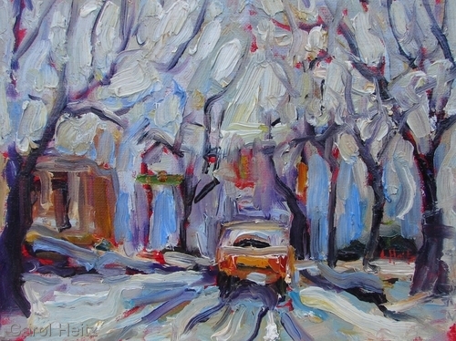 Painting-Impressionism-Denver Snow