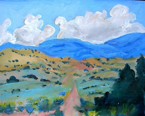 Painting-Impressionism-Road to Enchantment