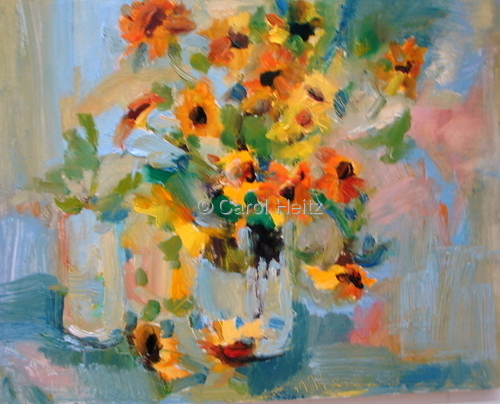 Painting-Black Eyed Susans