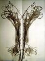 Drawing--Ink-AbstractCorset