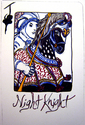 Drawing--Ink-FigurativeJack of Clubs: Night Knight