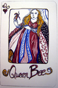 Drawing--Ink-FigurativeQueen of Hearts: Queen Bee