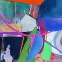 Mixed Media--On Paper-Non-representationalHome Bound