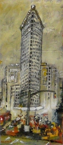 Painting-Cityscape-Flatiron District