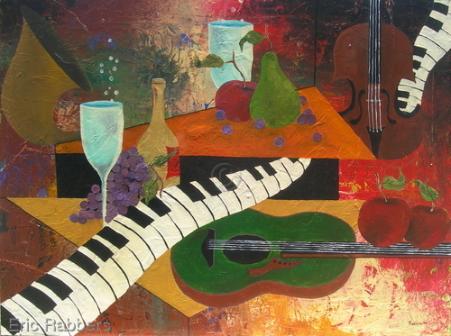 Painting-Surrealism-Festive Sounds