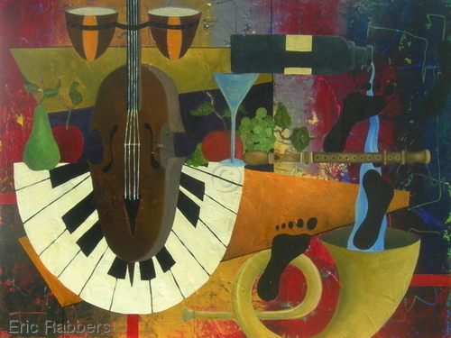 Painting-Surrealism-Dance Party