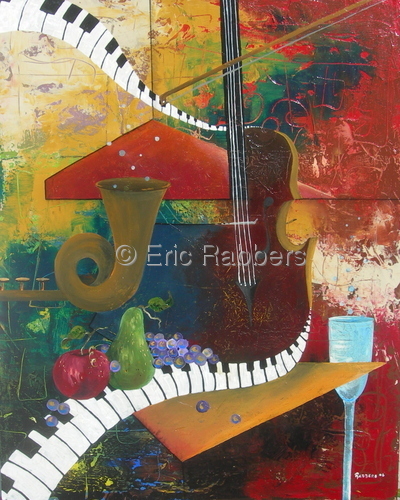 Painting-Surrealism-Soulful Symphony 1 of 2