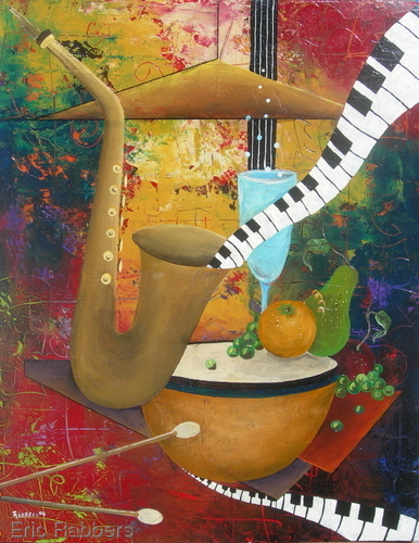 Painting-Surrealism-Soulful Symphony 2 of 2