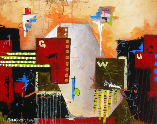 Painting-Abstract-Simple Minded 1 of 7
