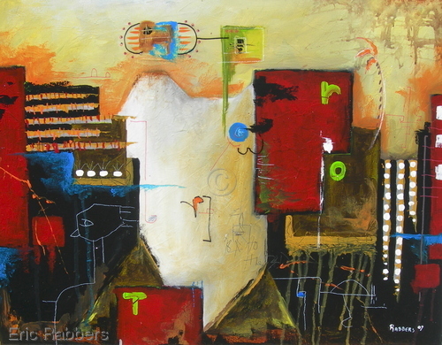 Painting-Abstract-Simpled Minded 2 of 7