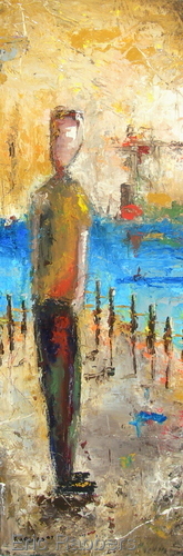 Painting-Figurative-Waiting 2 of 2