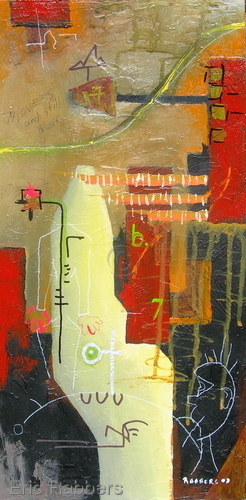 Painting-Abstract-Simple Minded 6 of 7