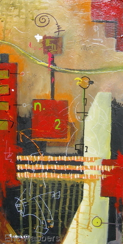 Painting-Abstract-Simple Minded 7 of 7