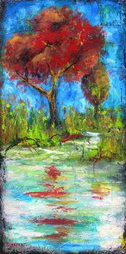 Painting-Landscape-Red Wood Oak 2 of 2
