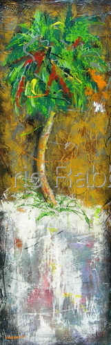Painting-Landscape-Top Sway Palm 1 of 2