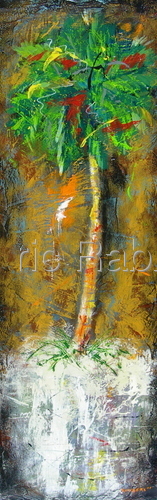 Painting-Landscape-Top Sway Palm 2 of 2
