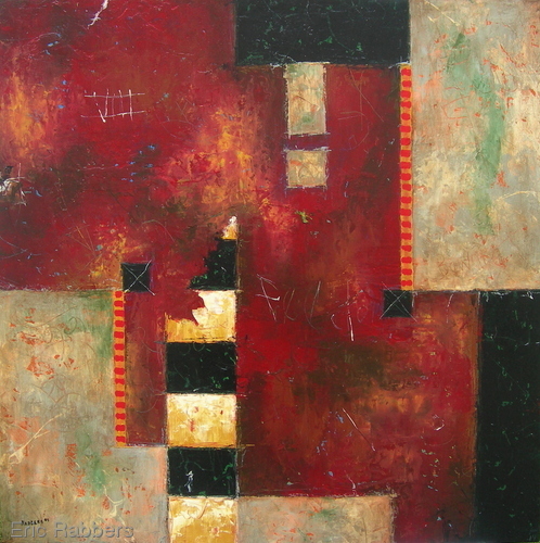 Painting-Abstract-Anatomy Red 1 of 4