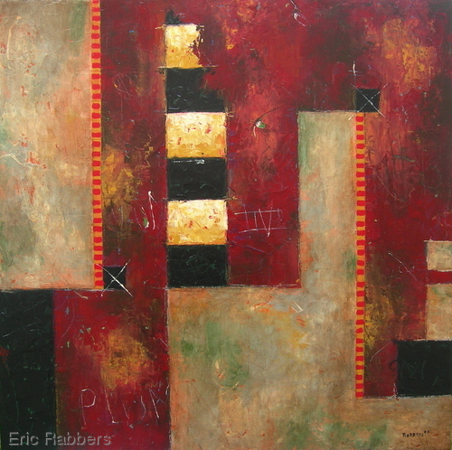 Painting-Abstract-Anatomy Red 2 of 4