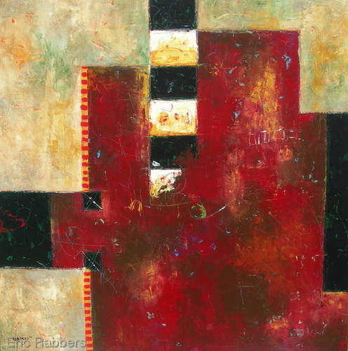 Painting-Abstract-Anatomy Red 4 of 4
