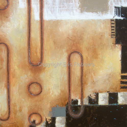 Painting-Abstract-Skipping Stones 2 of 2