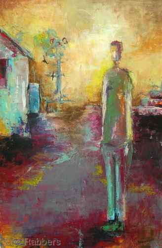 Painting-Figurative-Merely Existing 1 of 2