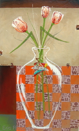Painting-Floral-Tulips in May 1 of 3