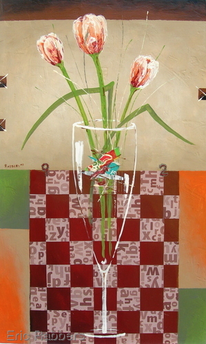 Painting-Floral-Tulips in May 2 of 3
