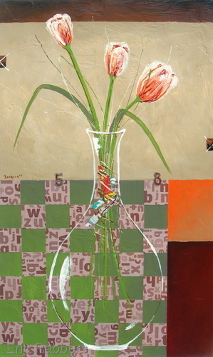 Painting-Floral-Tulips in May 3 of 3