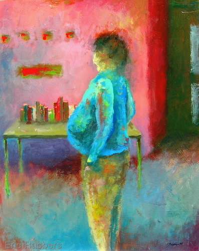 Painting-Figurative-Avid Reader