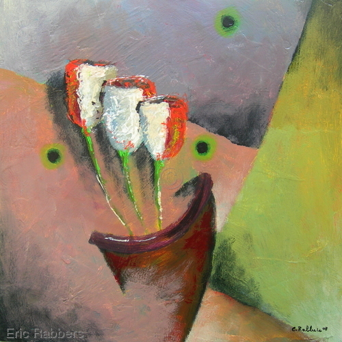 Painting-Floral-Potted Flowers 3 of 6