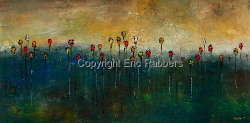 Painting-Floral-Lolli Pop Fields