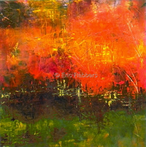 Painting-Seascape-Red Sundown 1