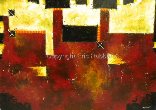 Painting-Abstract-Action Red