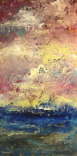 Painting-Seascape-Blue Tide 2
