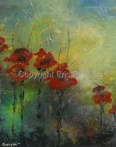 Painting-Floral-Poppy Haze 2