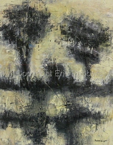 Painting-Landscape-Black Trees 2
