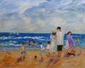 Painting--Oil-FigurativeDay At The Beach