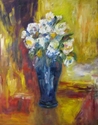 Painting--Oil-BotanicalWhite Roses 