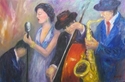 Painting--Oil-FigurativeNight Time Jazz