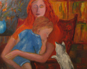 Painting--Oil-FigurativePeaceful Moments