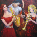 Painting-Jazz Trio