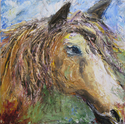 Painting--Oil-AnimalsPony