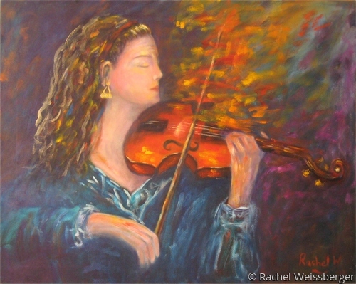 Painting-Fantasy-The Violinist