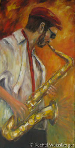 Painting-Figurative-Sax In Style