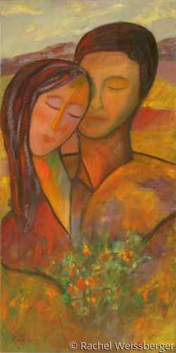 Painting-Abstract-Lovers In Nature