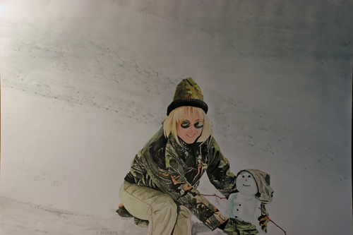 Painting-Realism-ruth and snowy