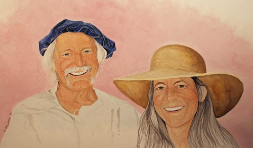 Painting-Portrait-pat and suzanne