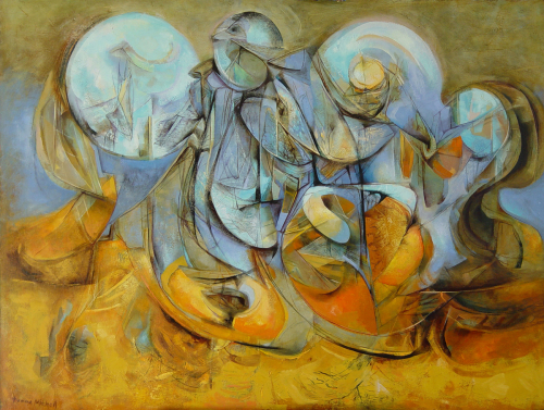 Painting-Oil-Sky Above-Earth Below